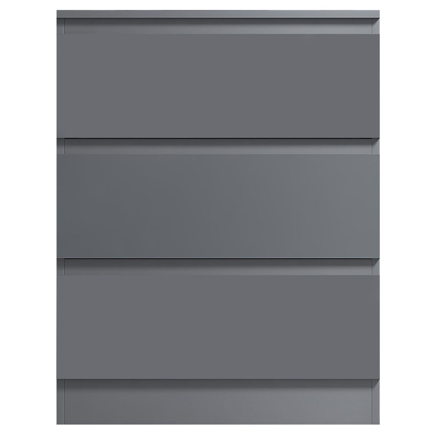 Stora 3 Drawer Chest of Drawers - Matt Dark Grey