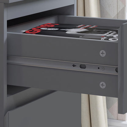 Stora 3 Drawer Chest of Drawers - Matt Dark Grey
