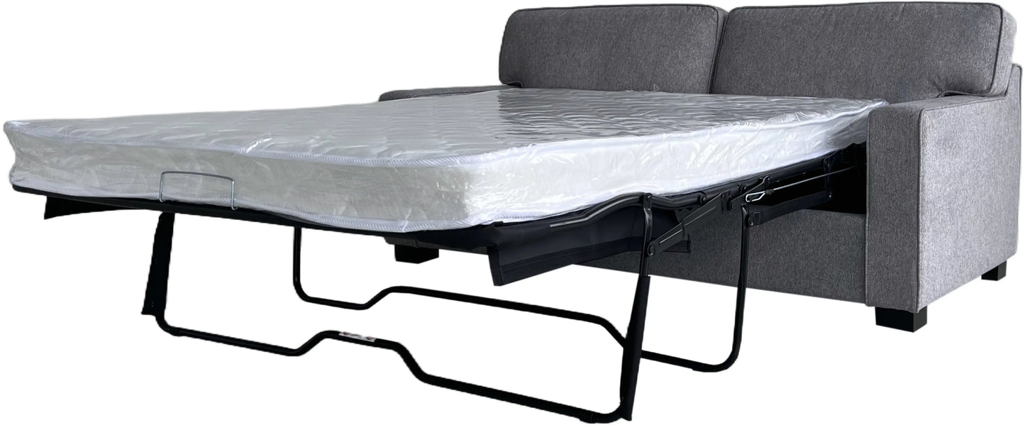 Eton Sofa Bed   Light Grey Fabric 2024  F02