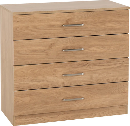 Dakota 4 Drawer Chest   Oak Effect 2025  01