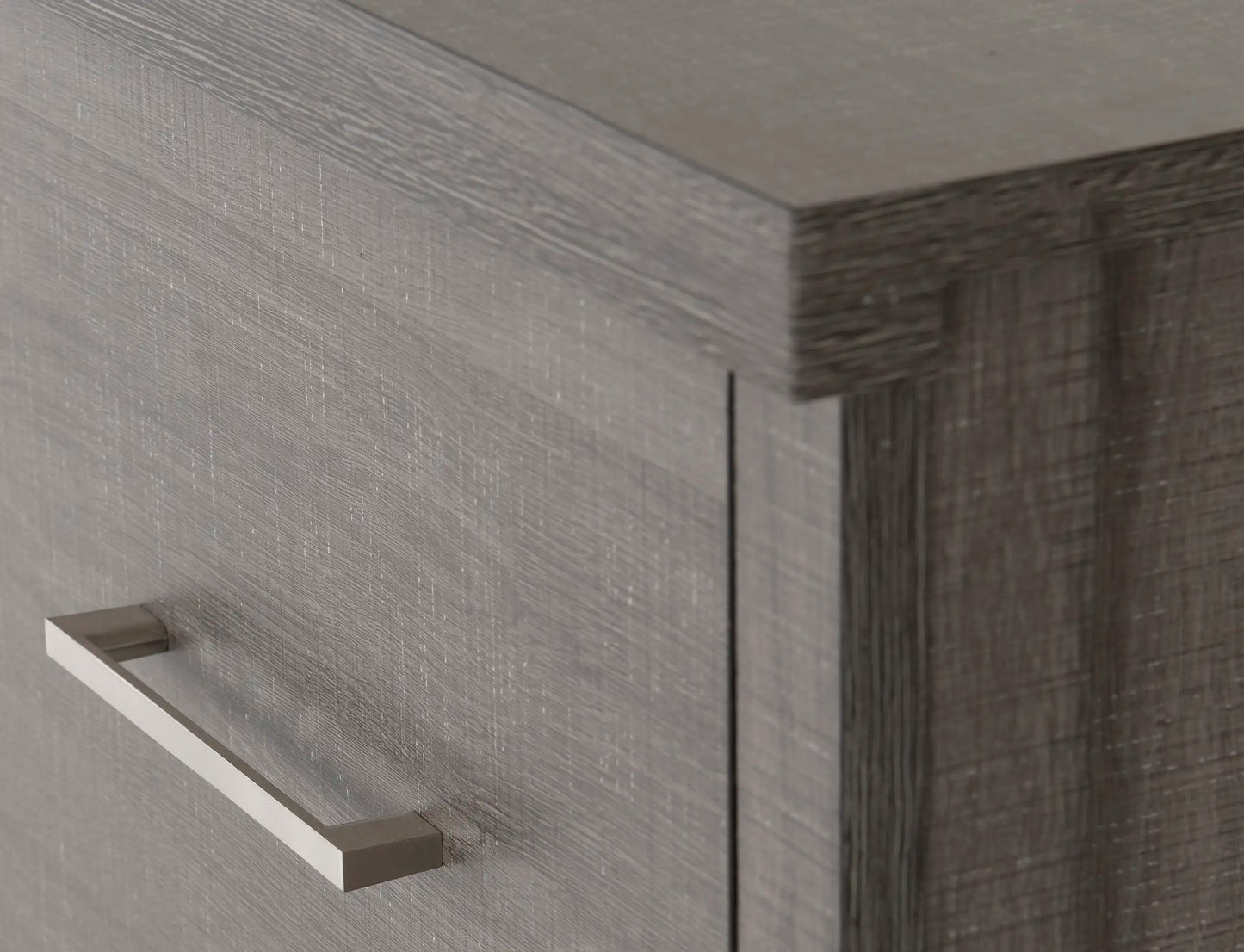 Lisbon 3+2 Drawer Chest Black Wood Grain 2020  07