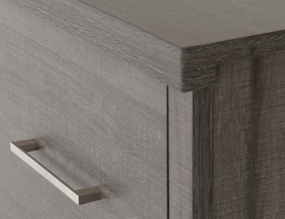 Lisbon 3+2 Drawer Chest Black Wood Grain 2020  07