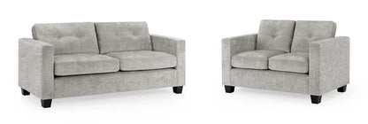 Jerry 3+2 Sofa Set – Grey Fabric