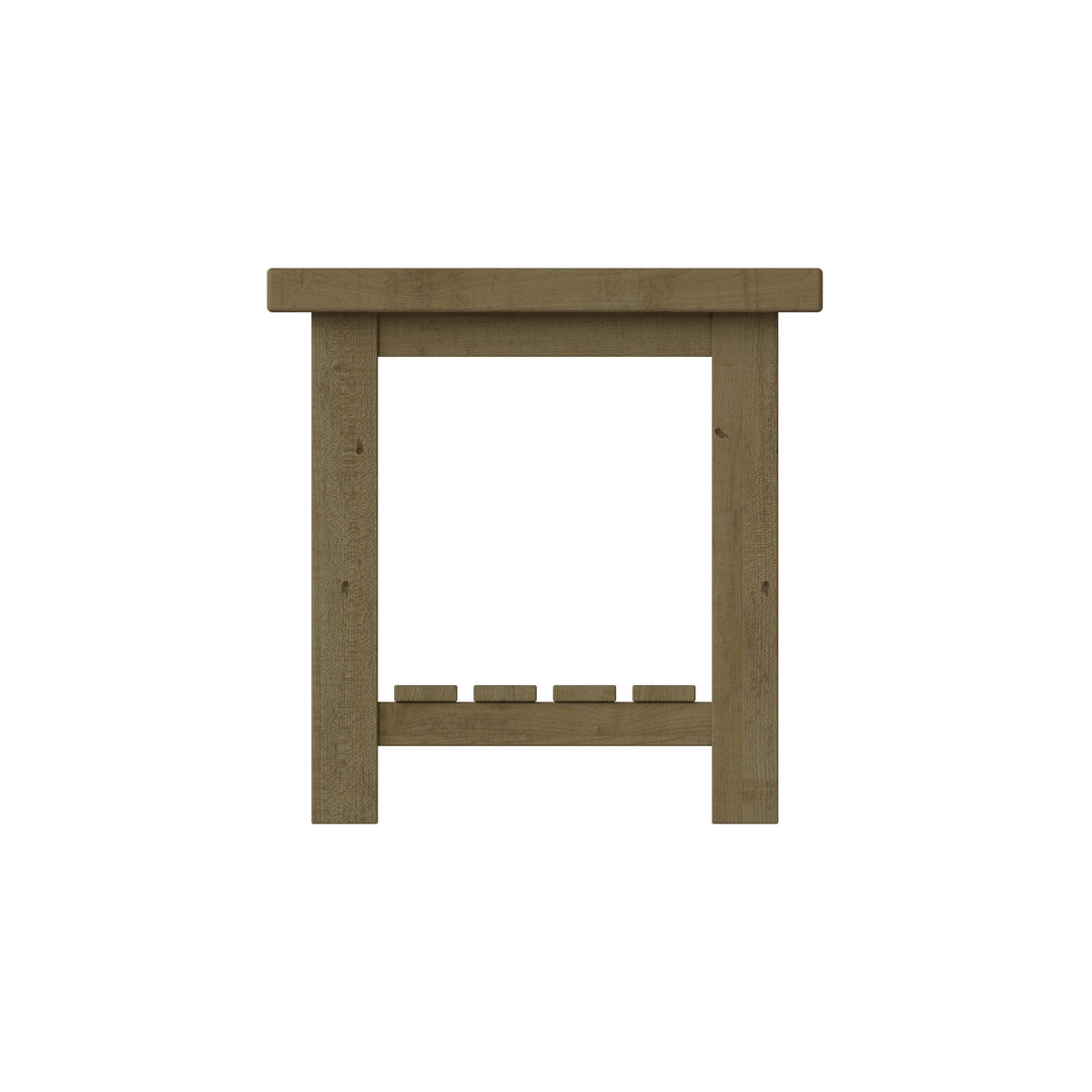 Saltash Lamp Side Table - Solid Reclaimed Natural Pine