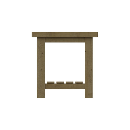 Saltash Lamp Side Table - Solid Reclaimed Natural Pine