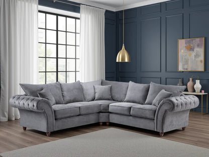 Windsor Fullback Large Corner Sofa – Grey