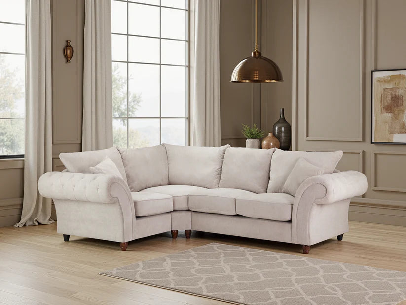 Windsor Fullback Sofa Stone Hand Facing Corner Sofa (Left or Right)