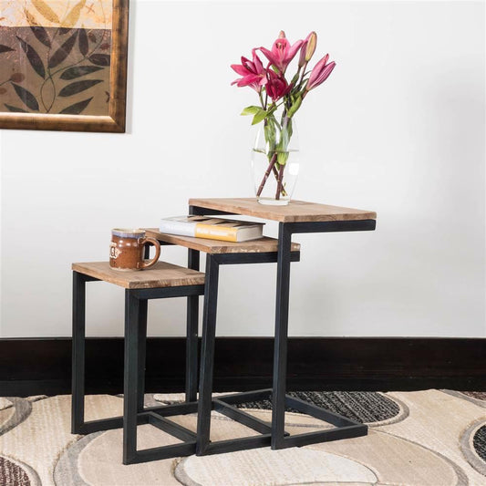 Nest of 3 Sofa Table - Assembled