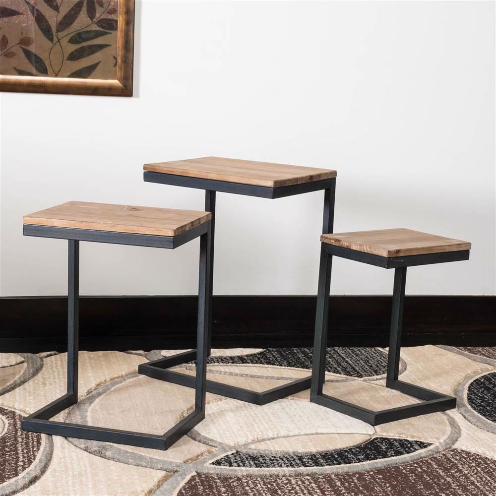 Nest of 3 Sofa Table - Assembled