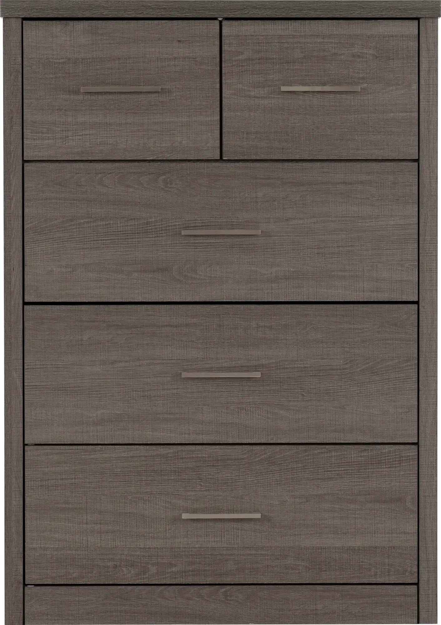 Lisbon 3+2 Drawer Chest Black Wood Grain 2020  03