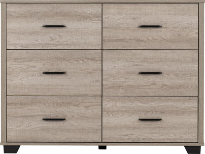 Oliver 6 Drawer Chest   Light Oak Effect 2023  03