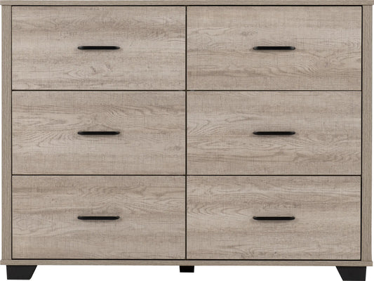 Oliver 6 Drawer Chest   Light Oak Effect 2023  03