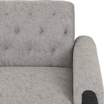 Chester 3+2 Suite Light Grey Fabric 2023  09