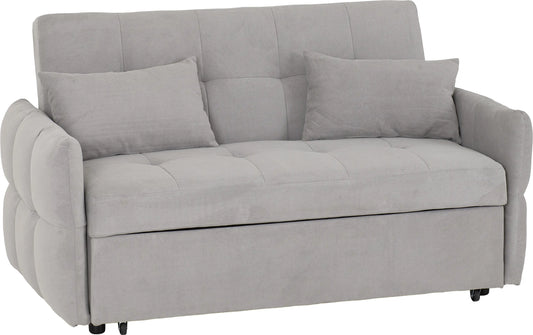 Chelsea Sofa Bed   Silver Grey Fabric 2023  01