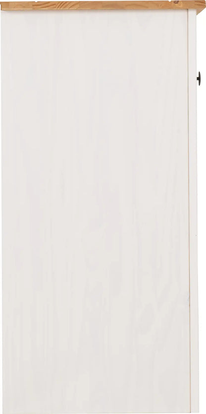 Panama 3 Door 3 Drawer Sideboard   Whitenatural Wax 2023  05