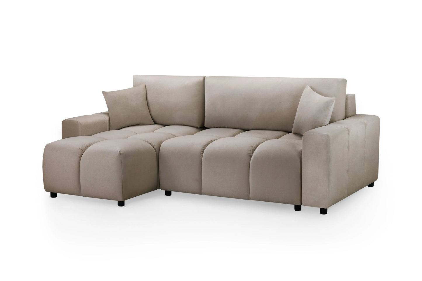Luki Universal Corner Sofabed – Mocha