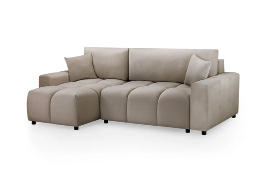 Luki Universal Corner Sofabed – Mocha