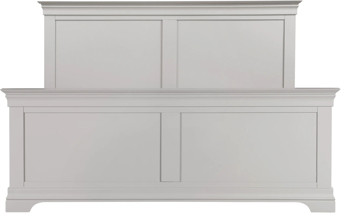 Bordeaux 5' High End Bed   Pebble Grey  02
