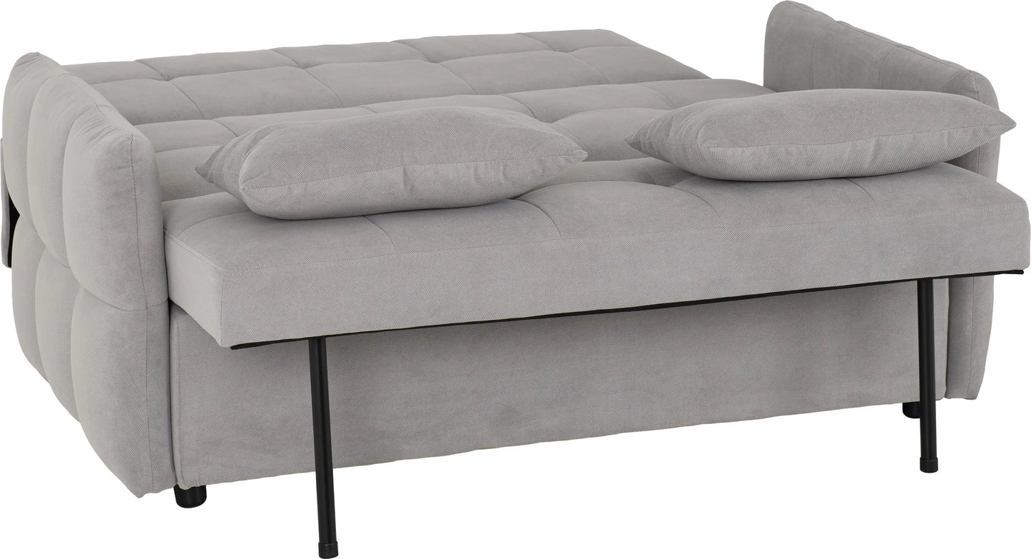 Chelsea Sofa Bed   Silver Grey Fabric 2023  06