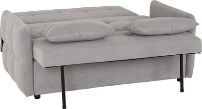 Chelsea Sofa Bed   Silver Grey Fabric 2023  06