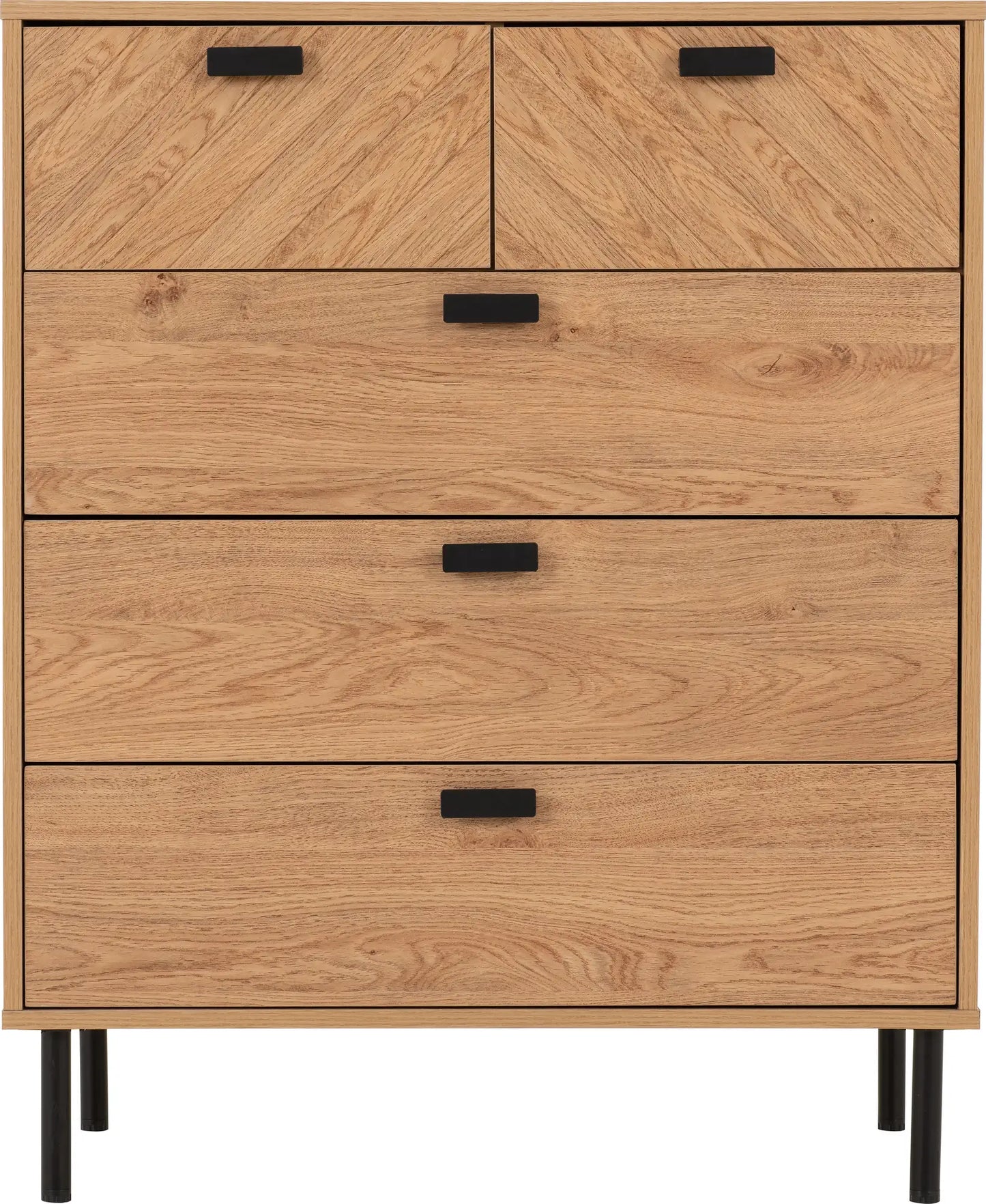 Leon 3+2 Drawer Chest   Medium Oak Effect 2023  03