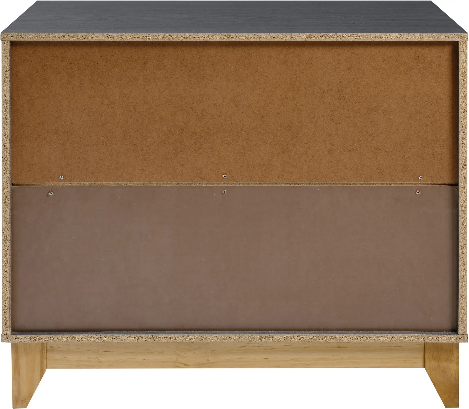 Cleveland 3 Drawer Chest   Whitegrey Metal Effect 2023  F 05