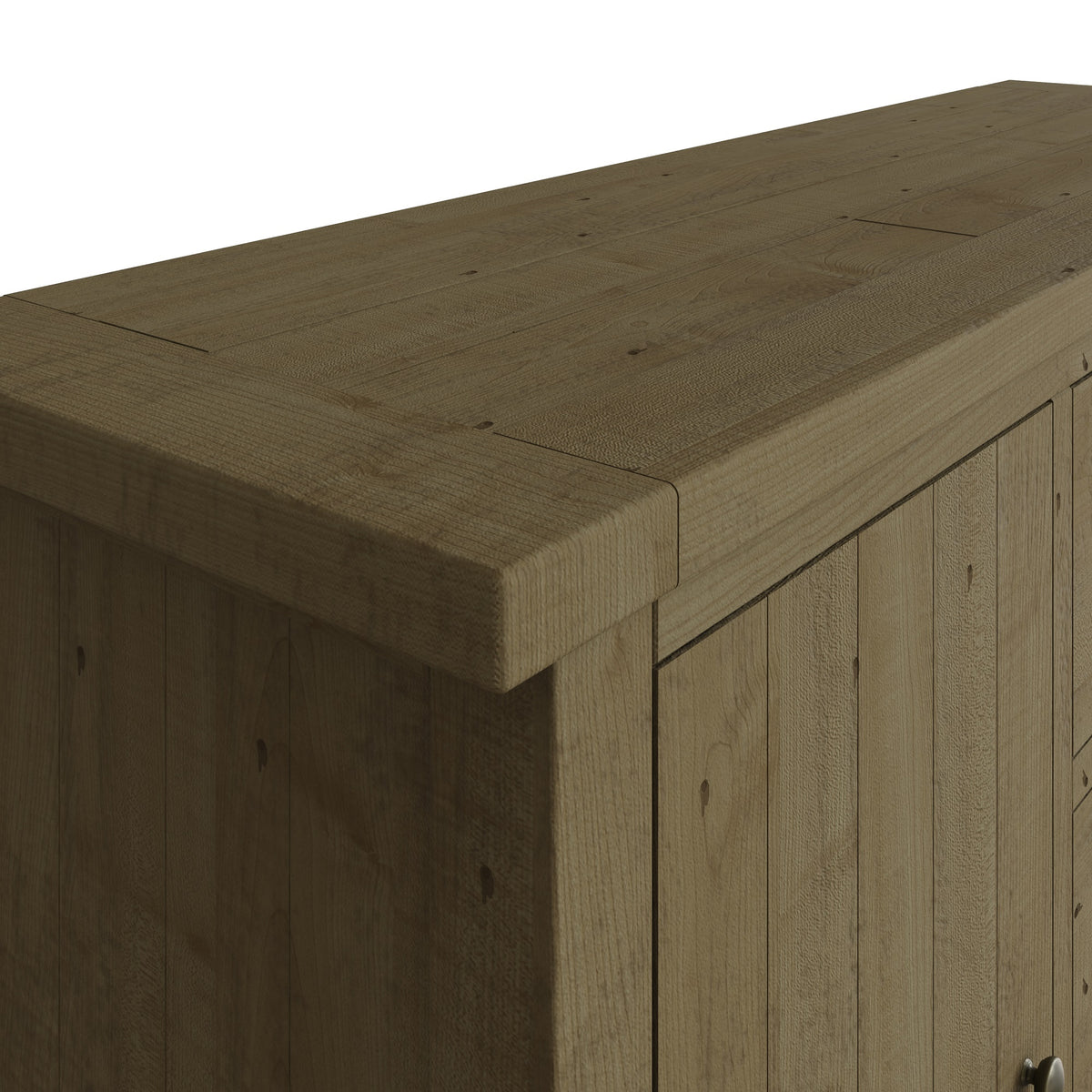 Saltash Large Sideboard 2 Door 3 Drawer - Solid Reclaimed Natural Pine