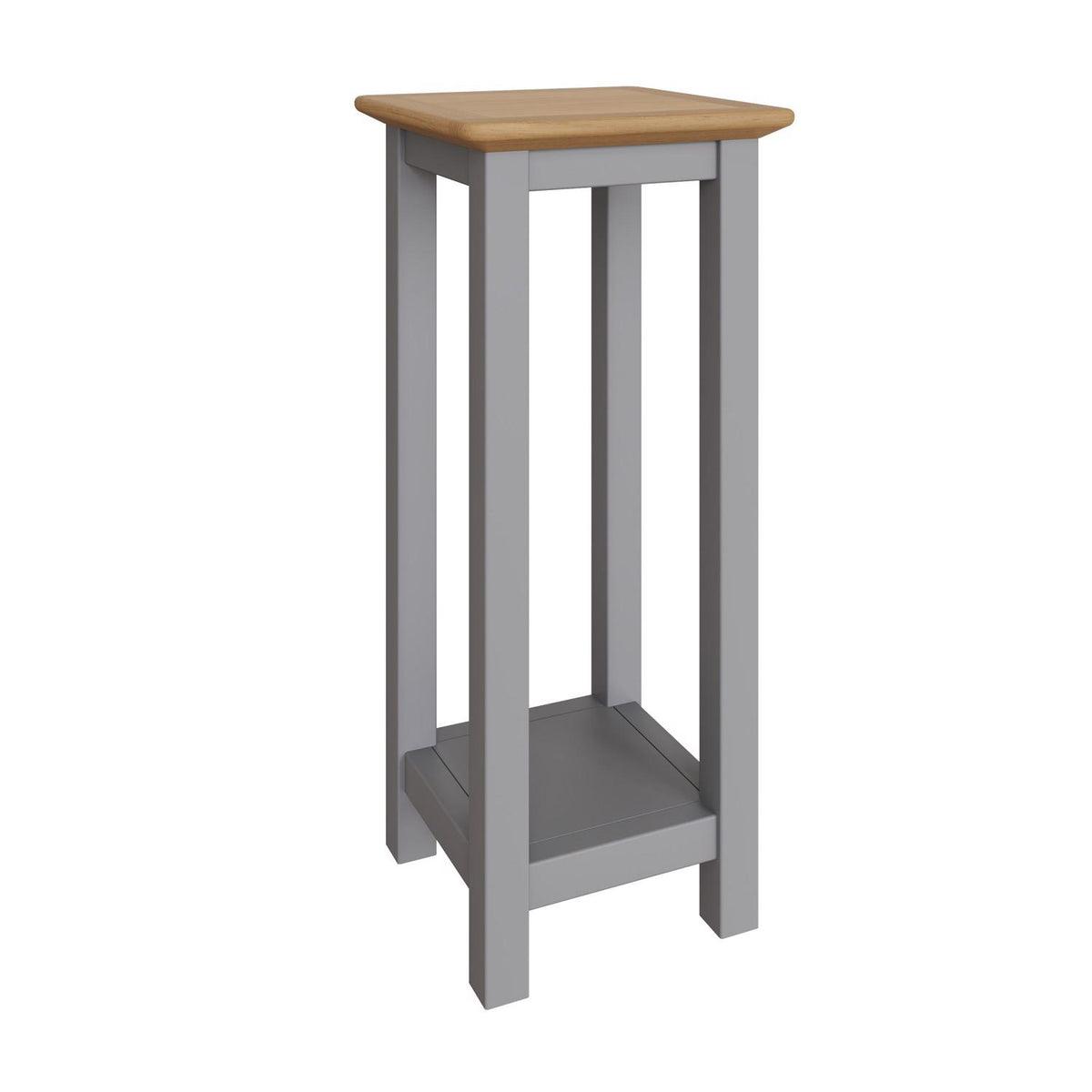 Taberno Oak End Side Table Dove Grey