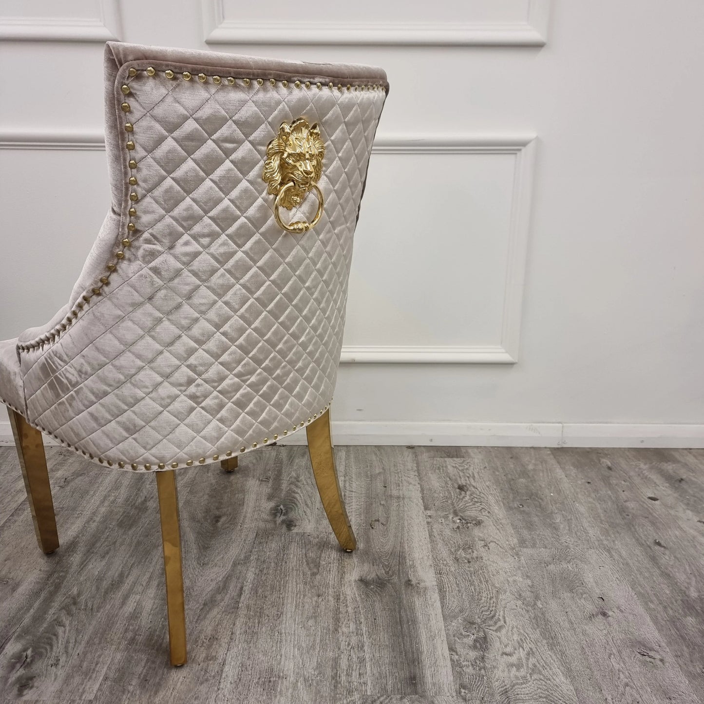 Bentley Gold Velvet Dining Chair – Set of 2