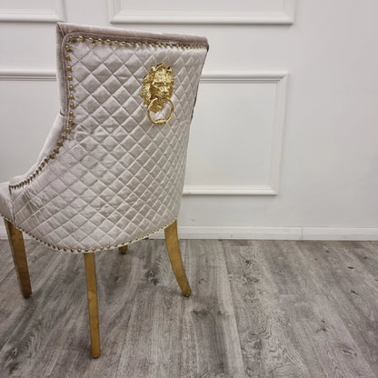 Bentley Gold Velvet Dining Chair – Set of 2