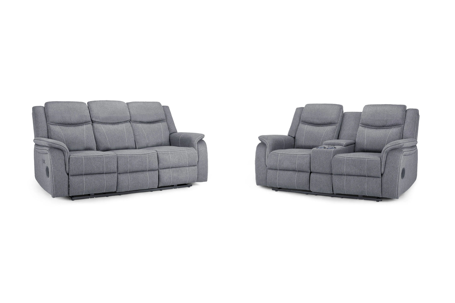 Galaxy Tech Sofa – Grey Fabric