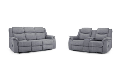 Galaxy Tech Sofa – Grey Fabric