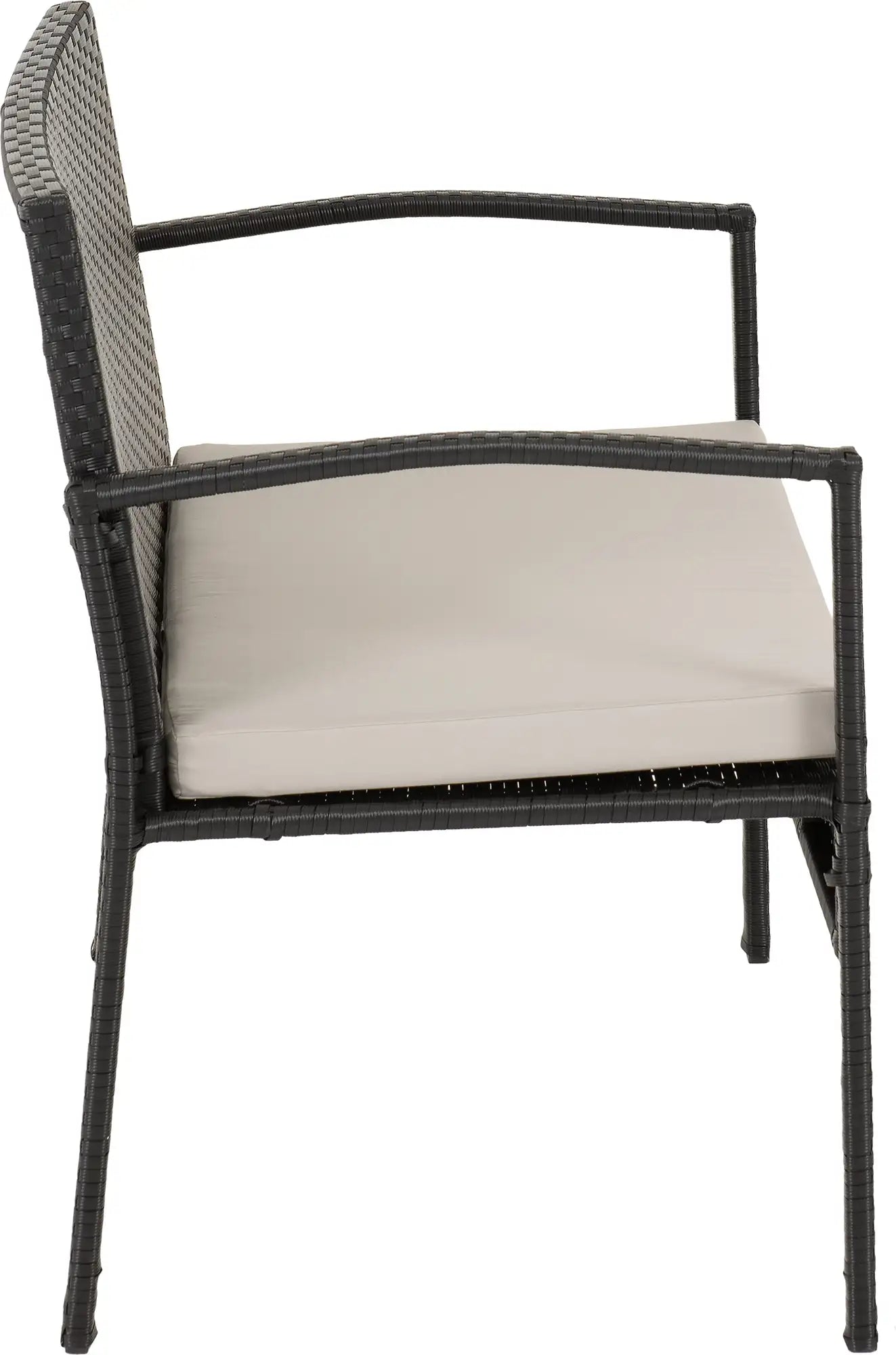 Cedar 4Pc Garden Set   Black Rattangrey Fabricblack Glass 2024  04