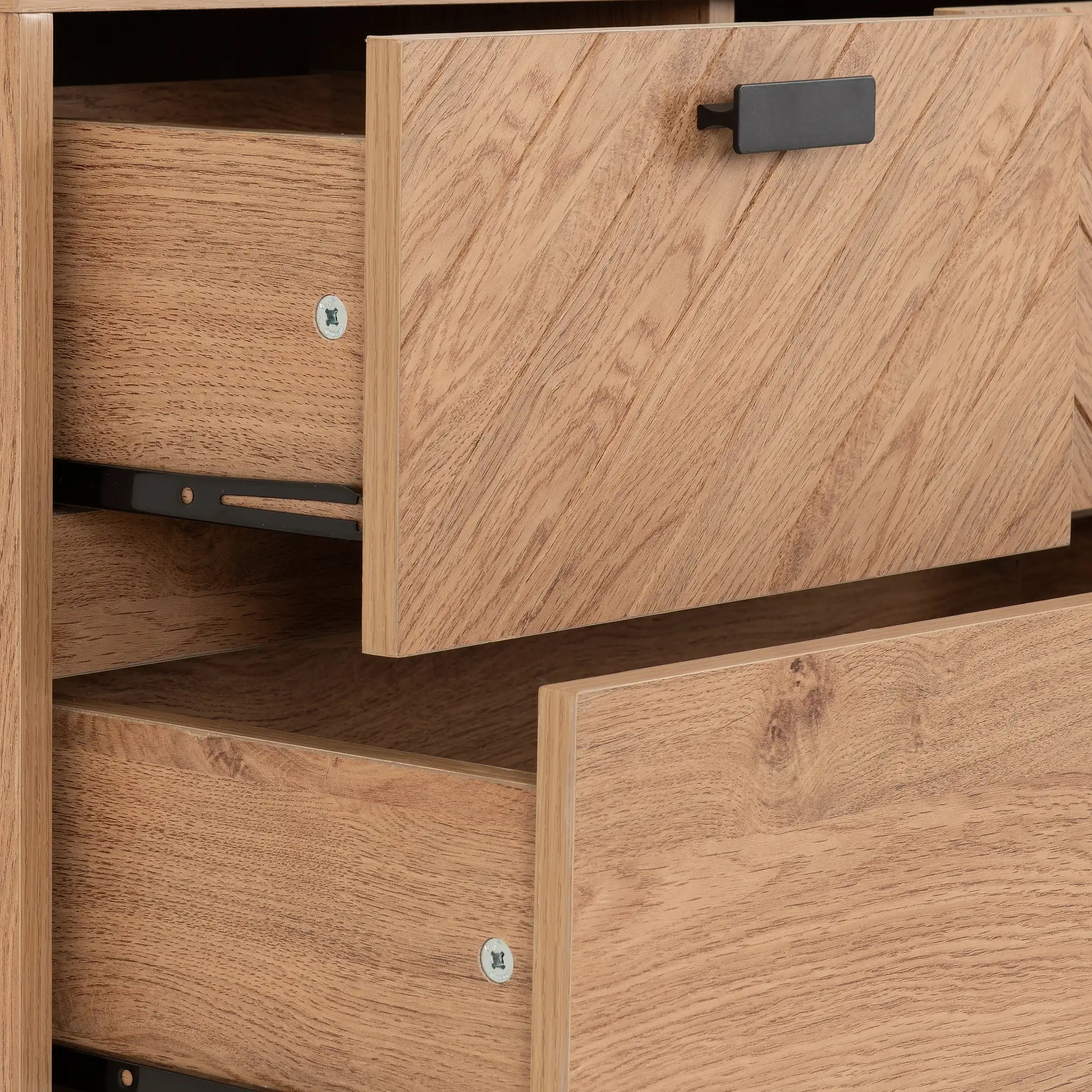 Leon 3+2 Drawer Chest   Medium Oak Effect 2023  06