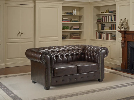 Chesterfield Sofa – Antique Brown Collection