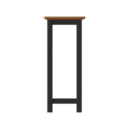 Taberno Oak End Side Table Graphite Blue
