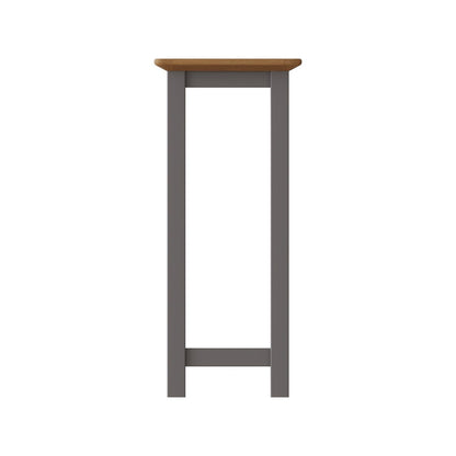 Taberno Oak End Side Table Dove Grey