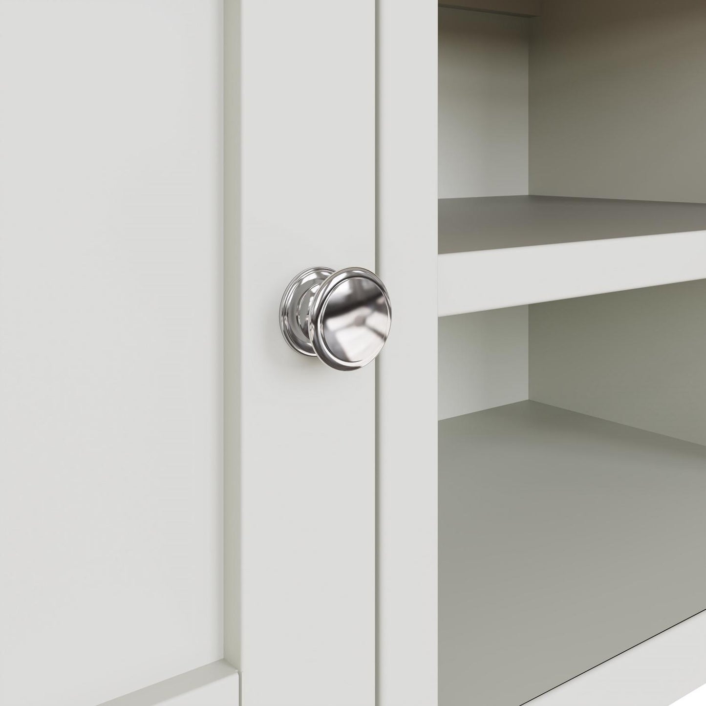 Taberno Oak 2 Door TV Unit Linen White