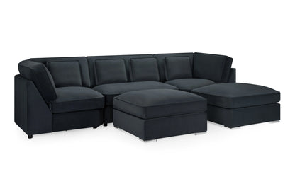 Belgravia U-Shape Corner Sofa – Slate