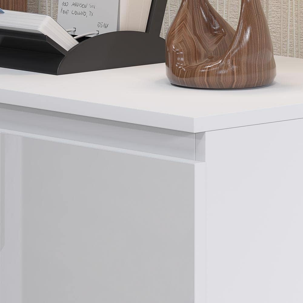 Carlton 3 Drawer Chest Of Drawers - White Gloss Front