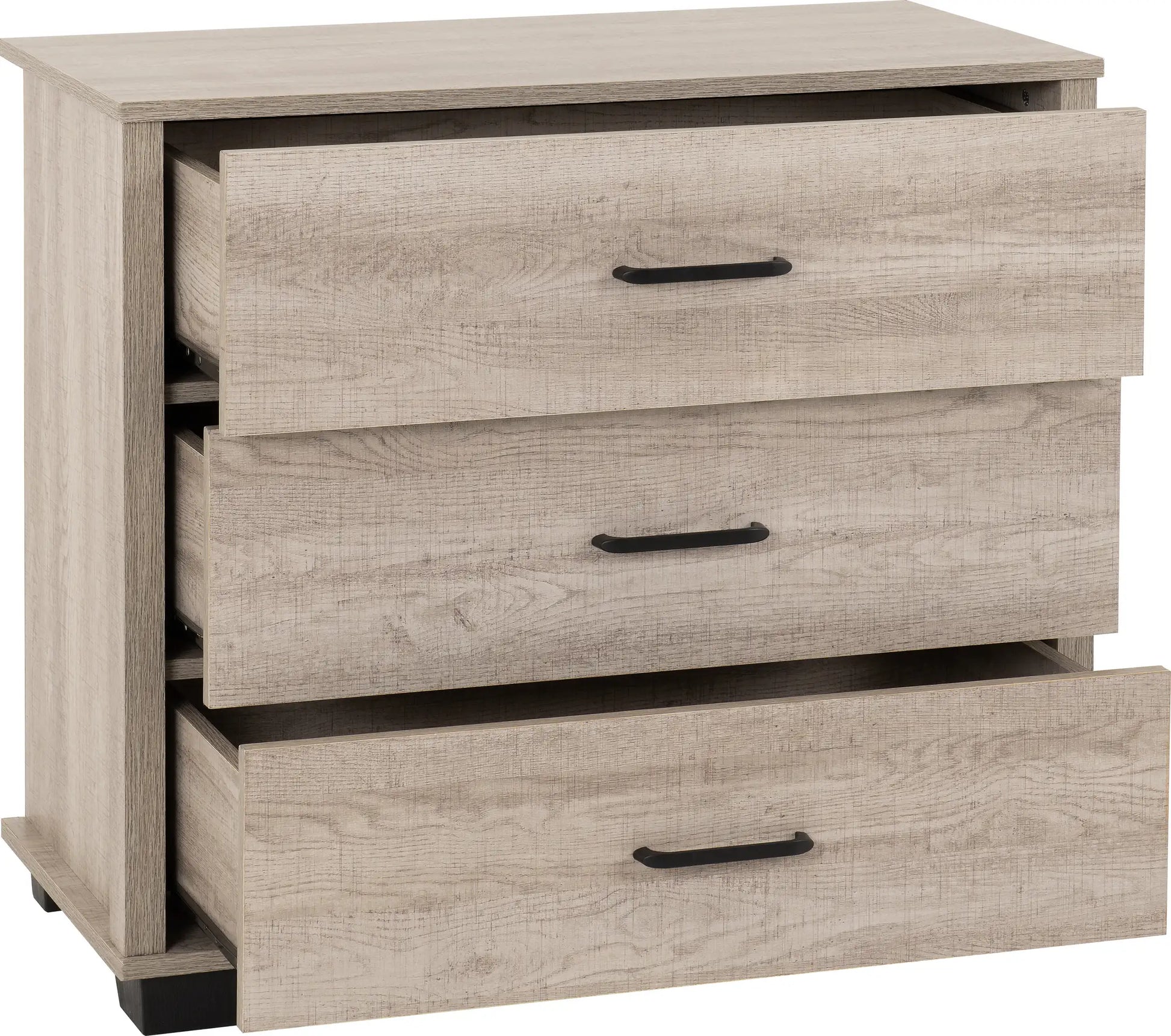 Oliver 3 Drawer Chest   Light Oak Effect 2023  02