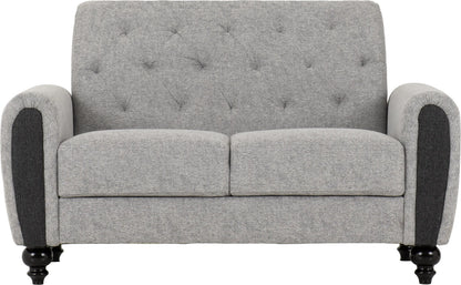 Chester 3+2 Suite Light Grey Fabric 2023  05