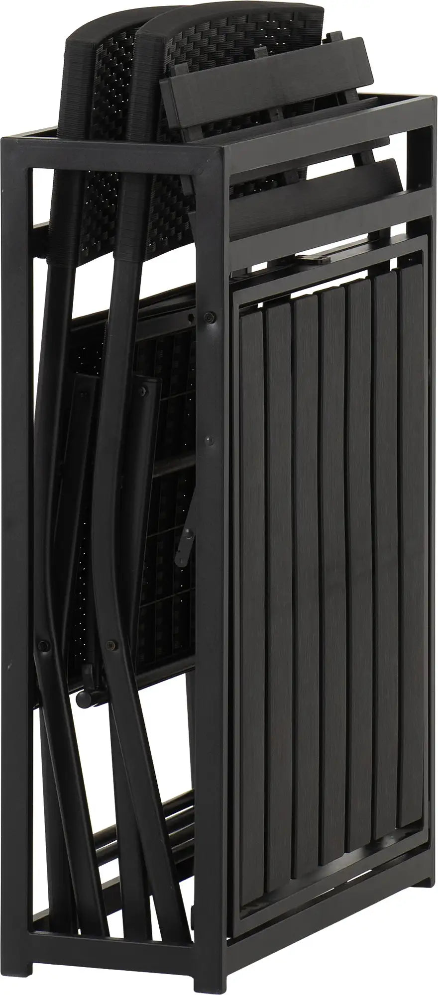 Foldaway 1+2 Garden Set   Black 2024  06
