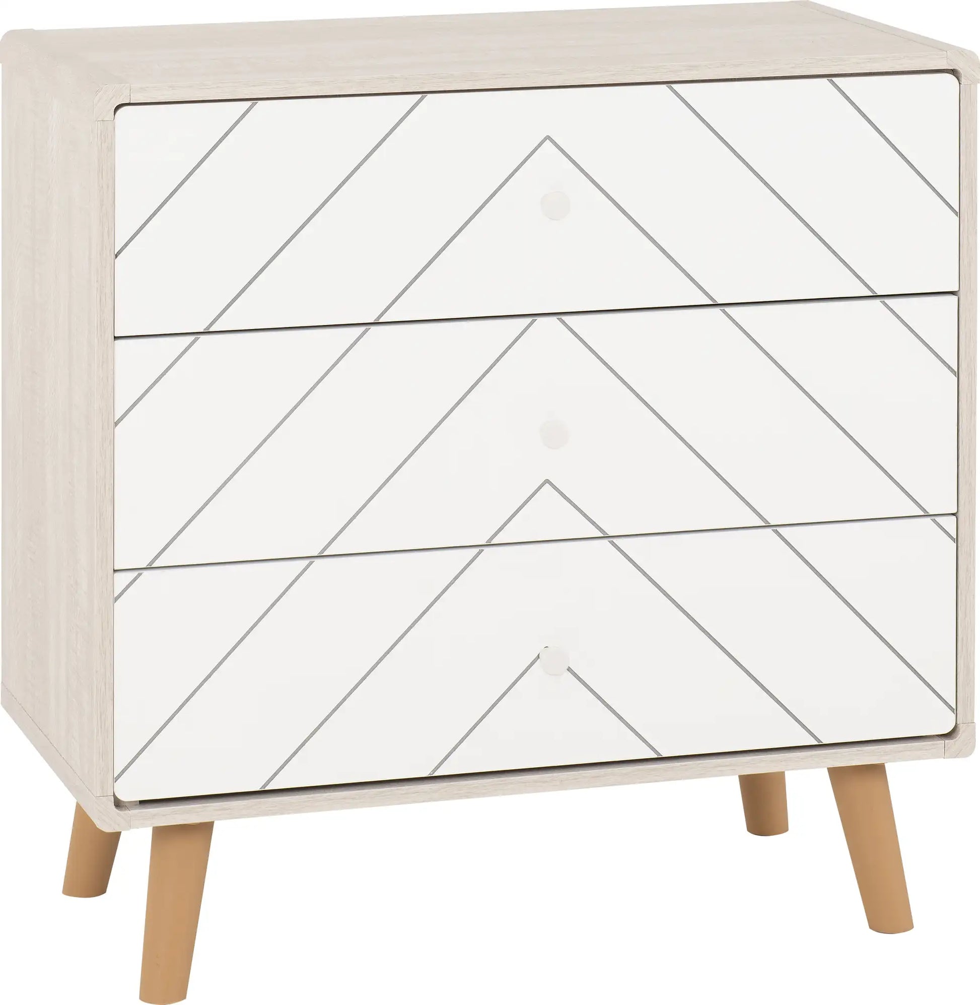 Dixie 3 Drawer Chest   Dusty Greywhite 2023  01