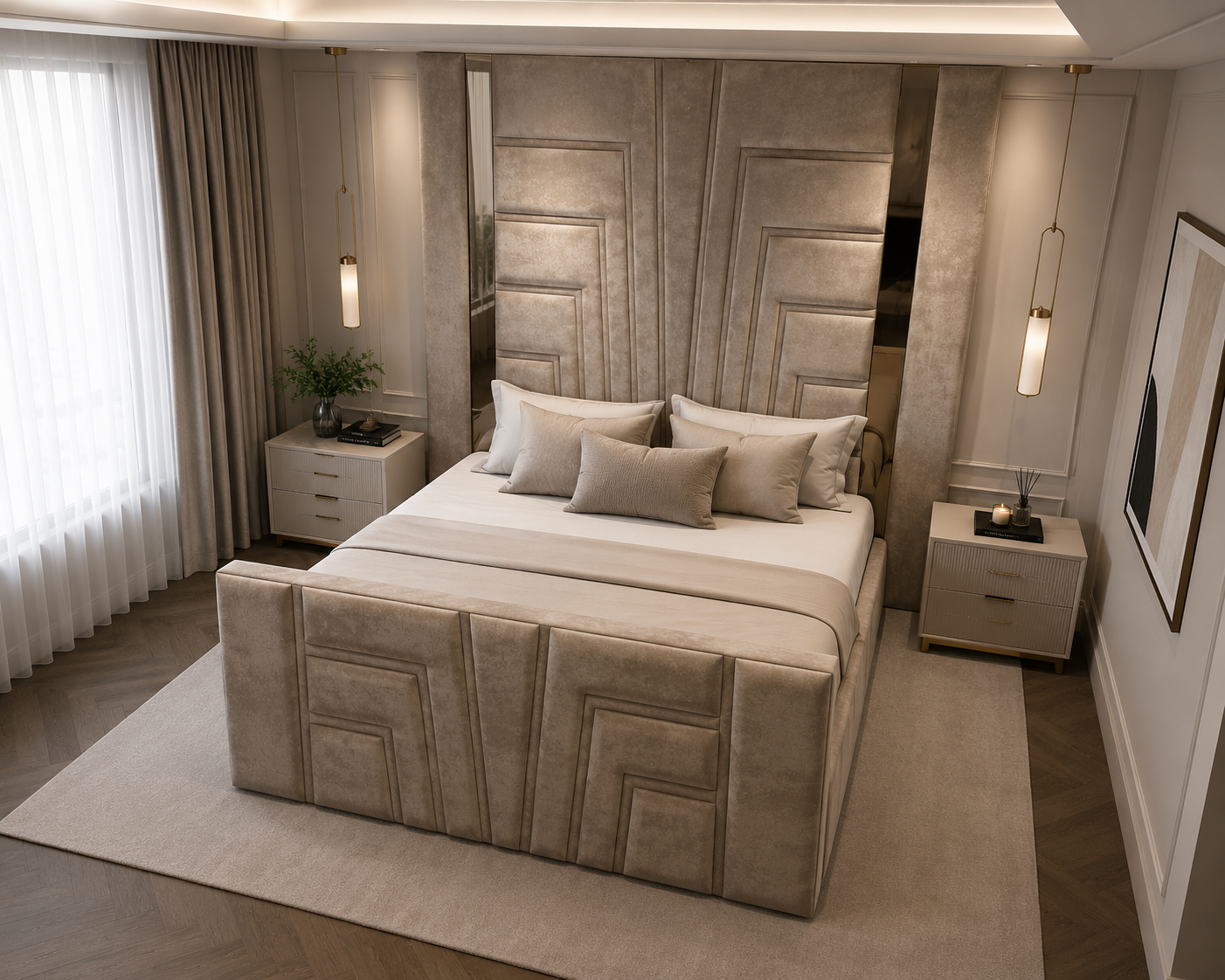 Glass Pierre Bed