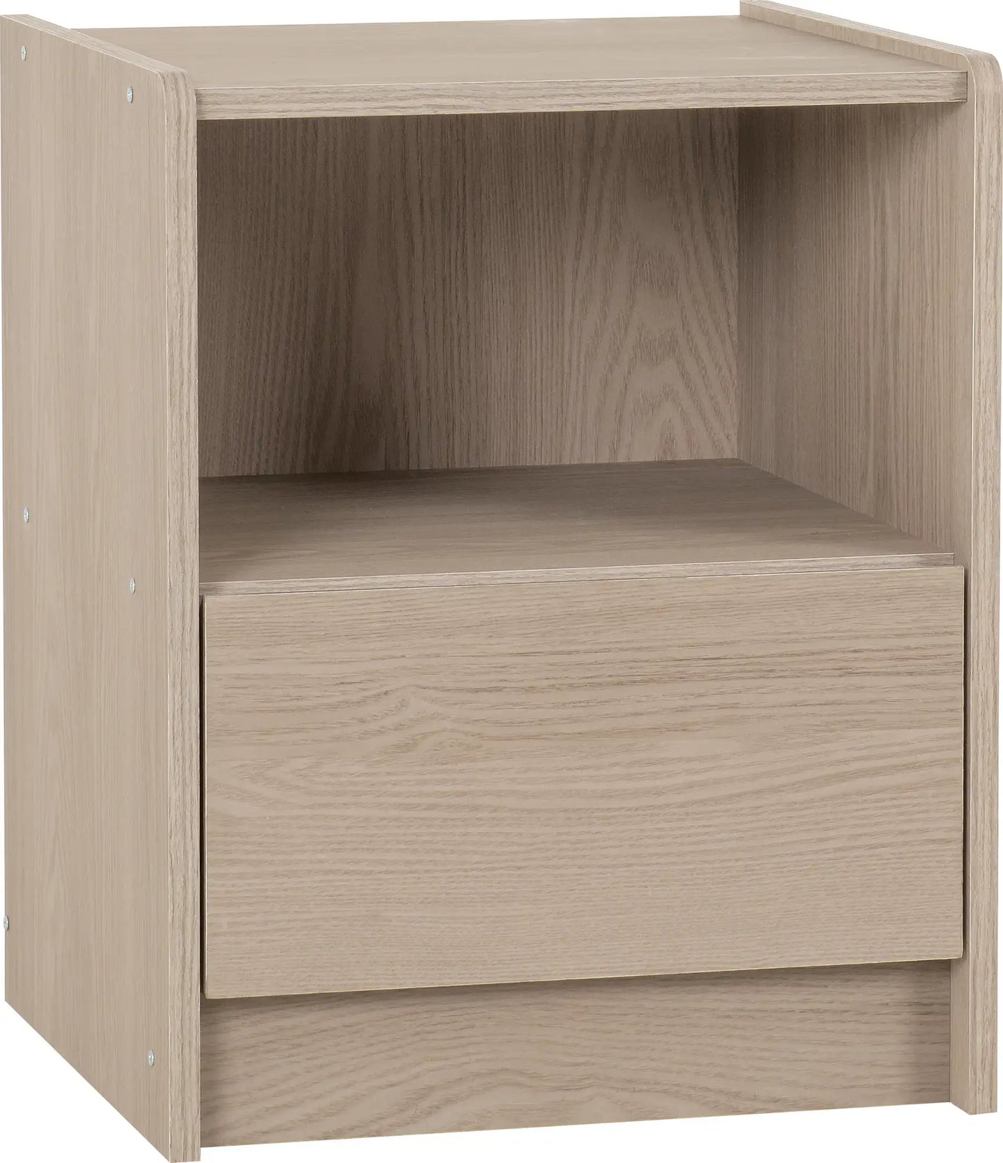 Paris 1 Drawer Bedside   Smoked Ash Effect 2024  01