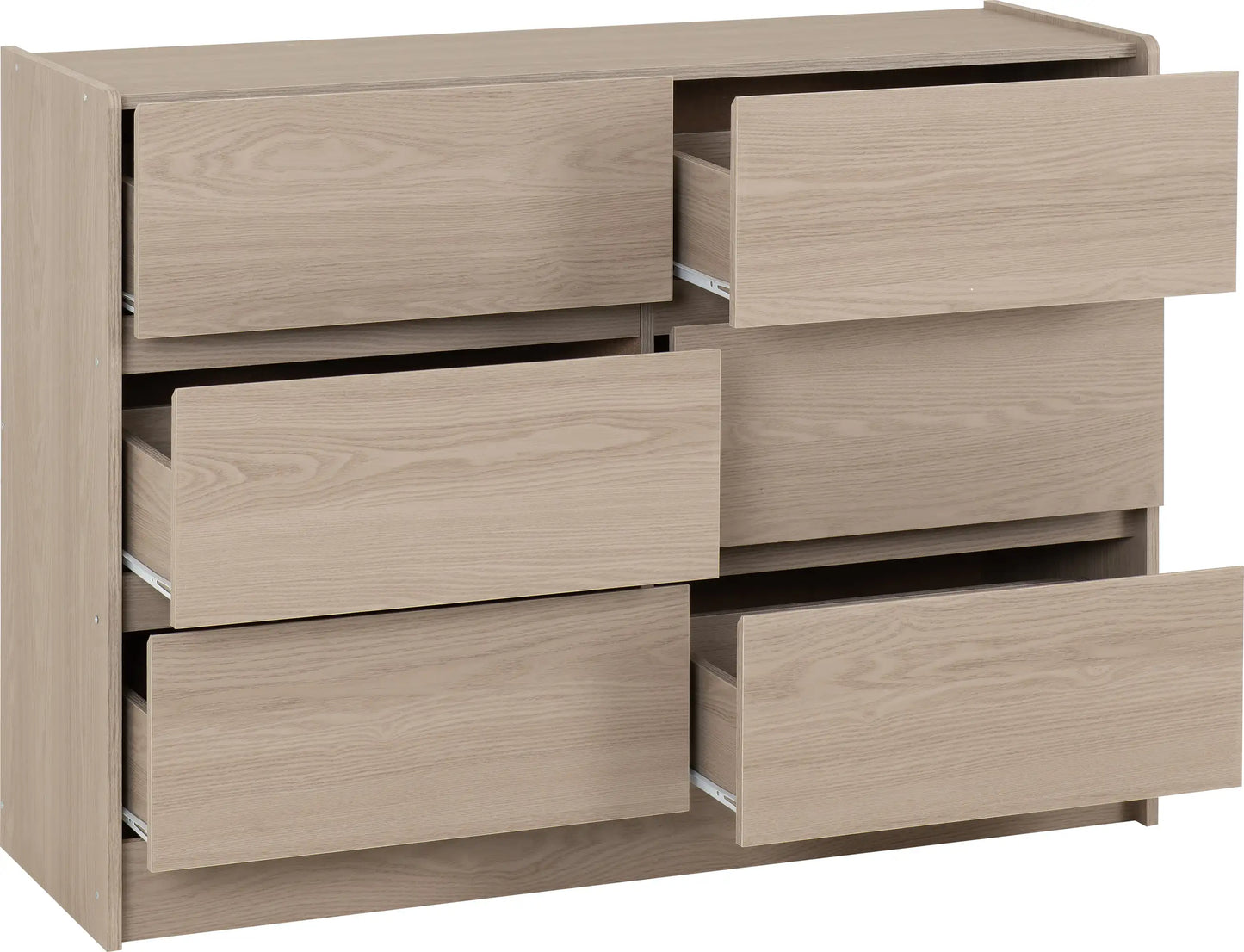 Paris 6 Drawer Chest   Smoked Ash Effect 2024  02