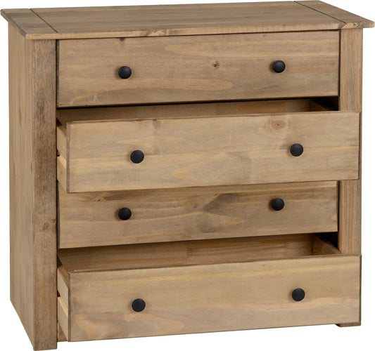 Panama 4 Drawer Chest Natural Wax 2019 02