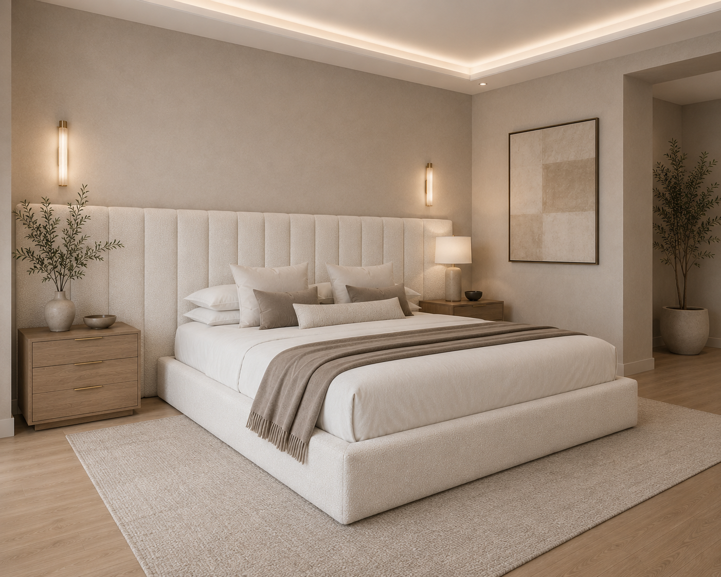 Low Panel Bed