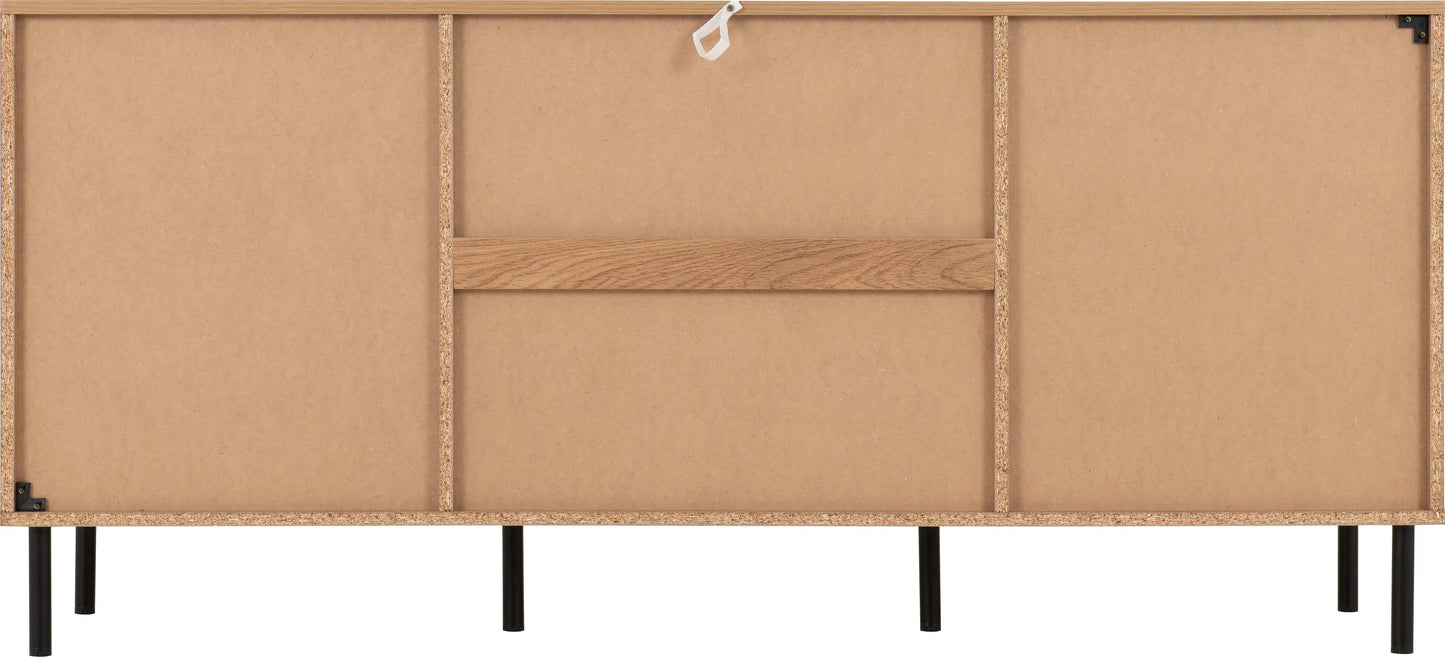 Leon 2 Door 3 Drawer Sideboard   Medium Oak Effect 2023  05